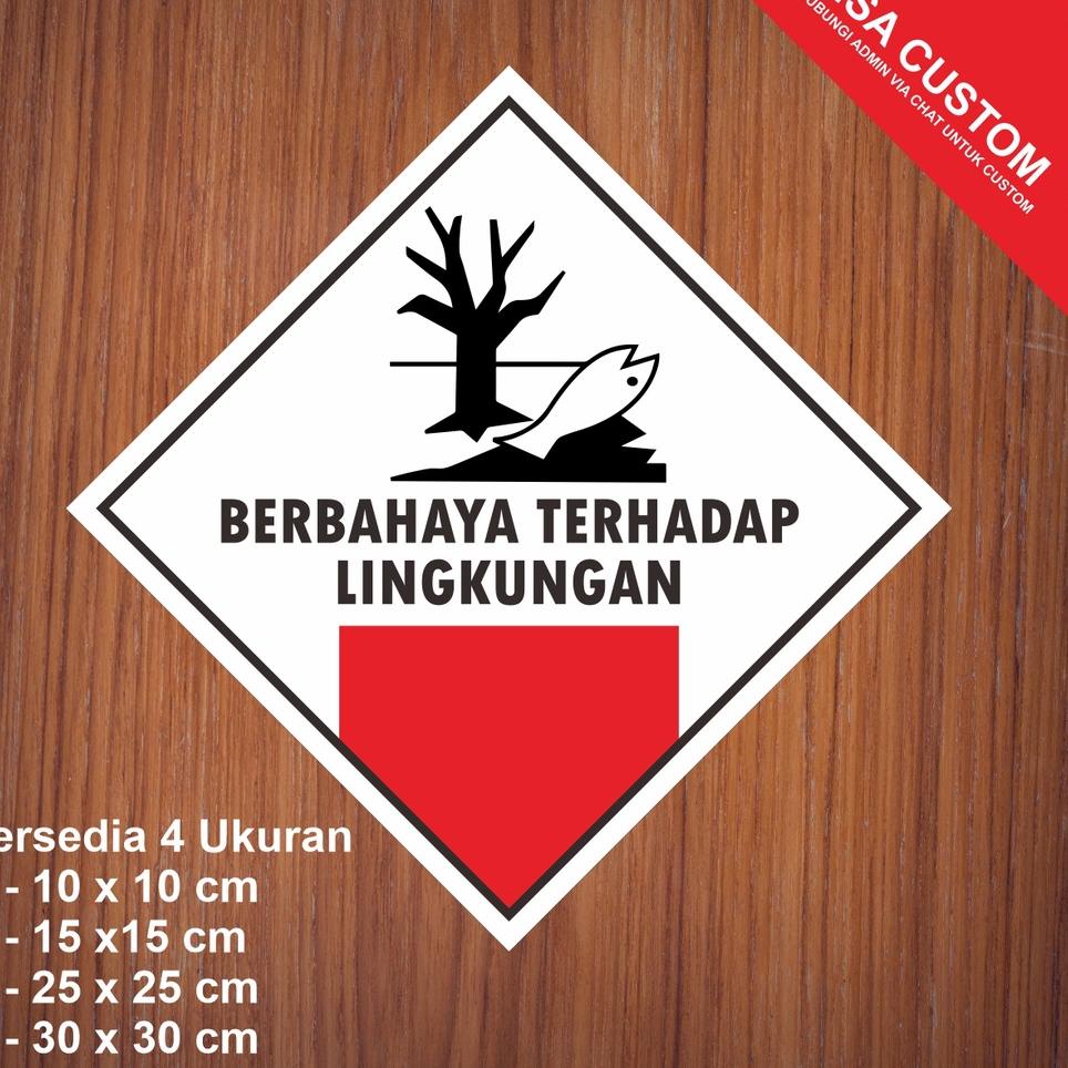 

PRODUCT TERLARIS Sticker Label Tanda Simbol Limbah B3 Stiker Bahan Berbahaya dan Beracun STIKER HAZMAT ✹ 871