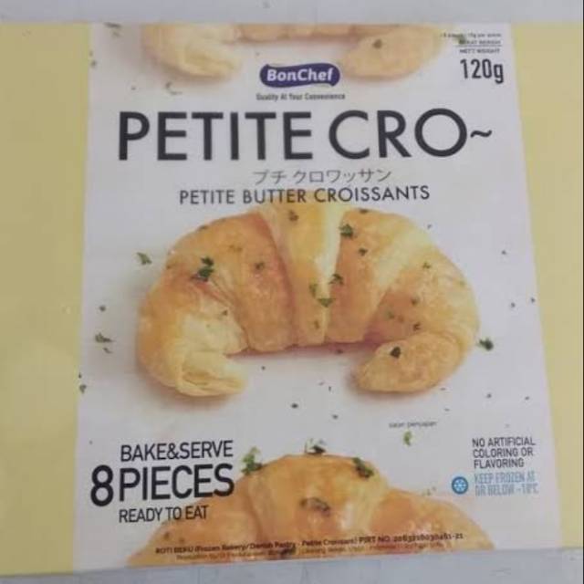 

Bonchef Petite butter croissants 120g