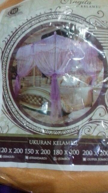 Kelambu Kasur / Kelambu Kotak Manohara Polos
