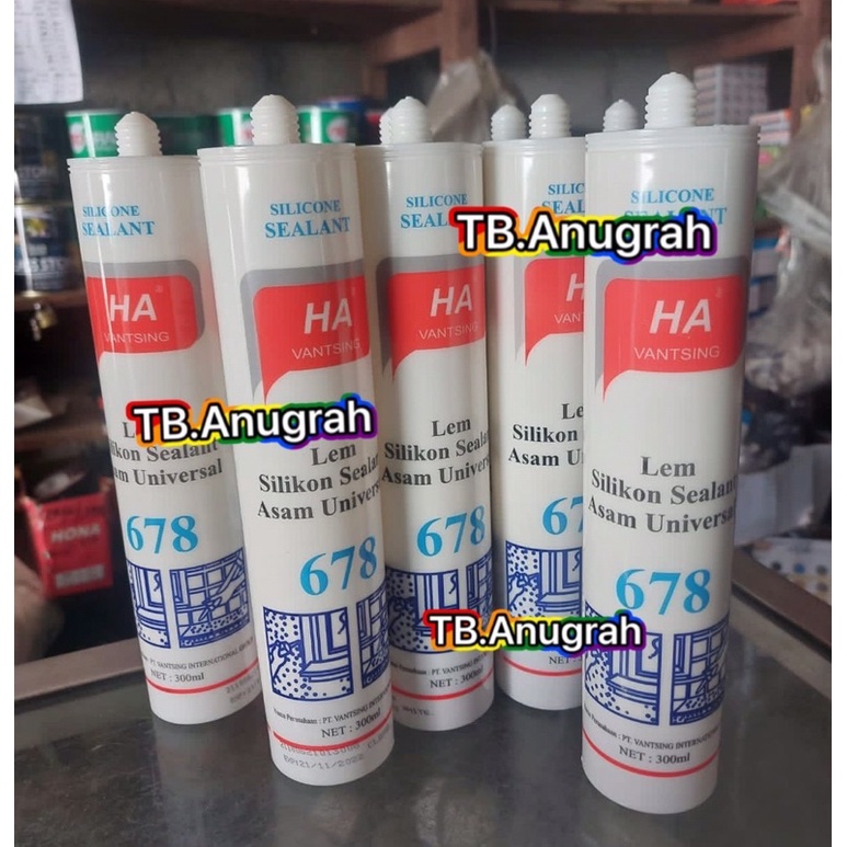 Lem Kaca Sealant Silicone Merk Vantsing / Lem Kaca / Lem Silicone / Lem Vantsing / Lem Sealant