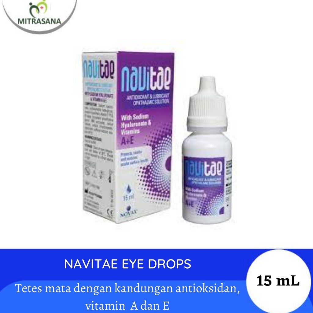 Navitae Obat Tetes Mata Bervitamin A E 15 Ml