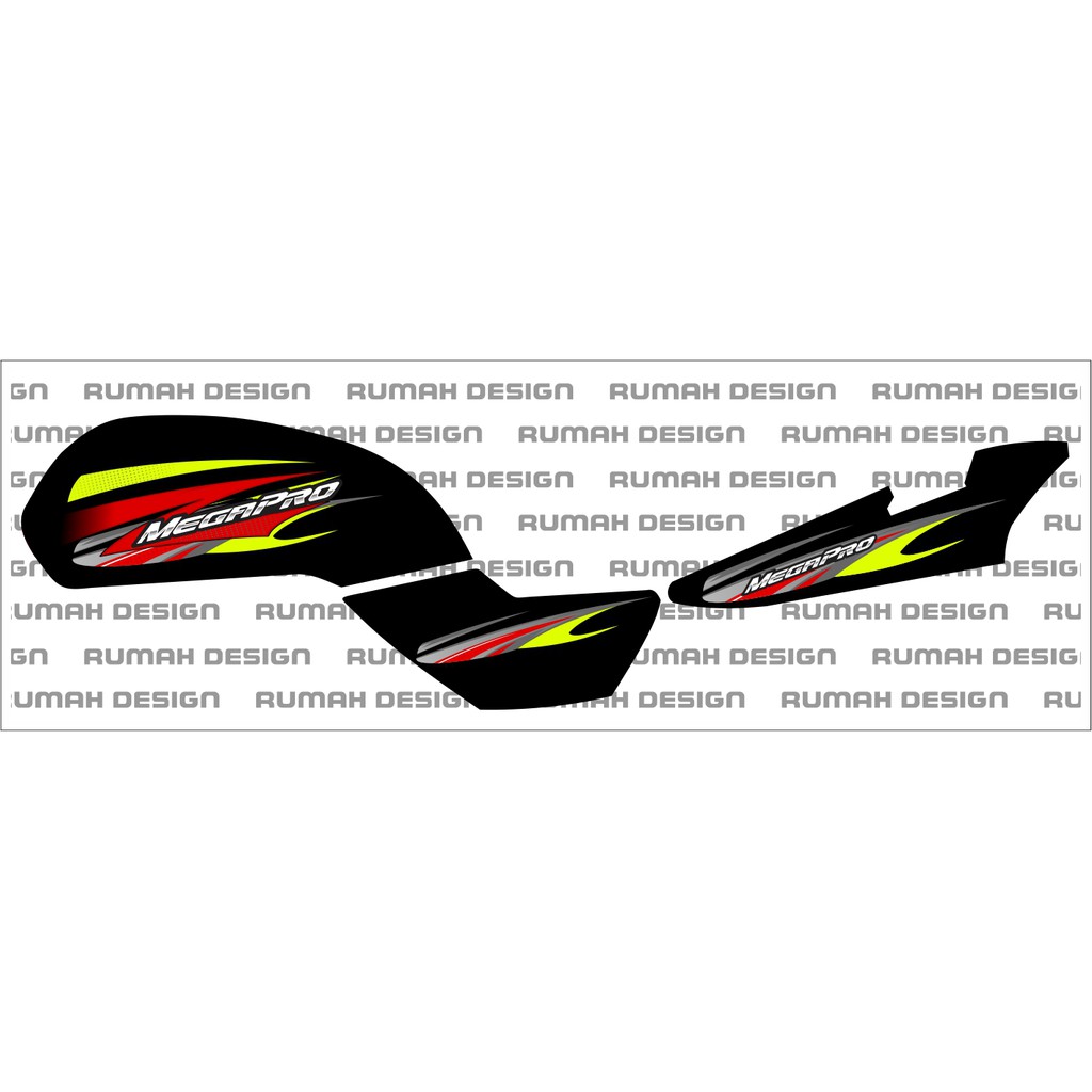 DECAL STICKER STRIPING MEGAPRO HIU 012 Shopee Indonesia