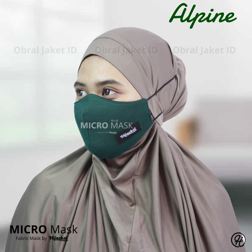 Masker Kain Hijab Polos-ALPINE
