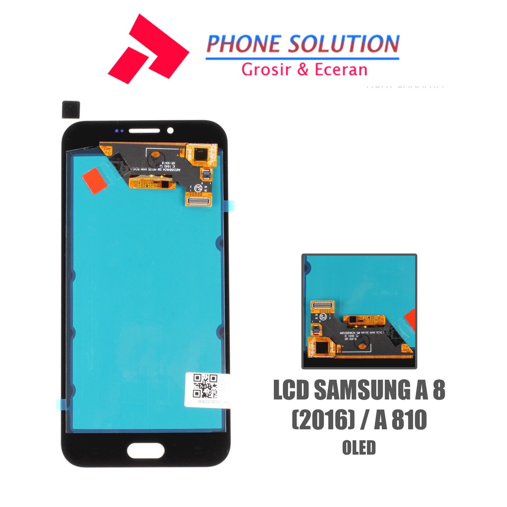 LCD Samsung A8 A810 2016 Fullset Touchscreen // Supplier LCD Samsung - Garansi 1 Bulan