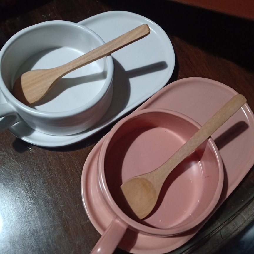 Breakfast Ceramic Plate Tray