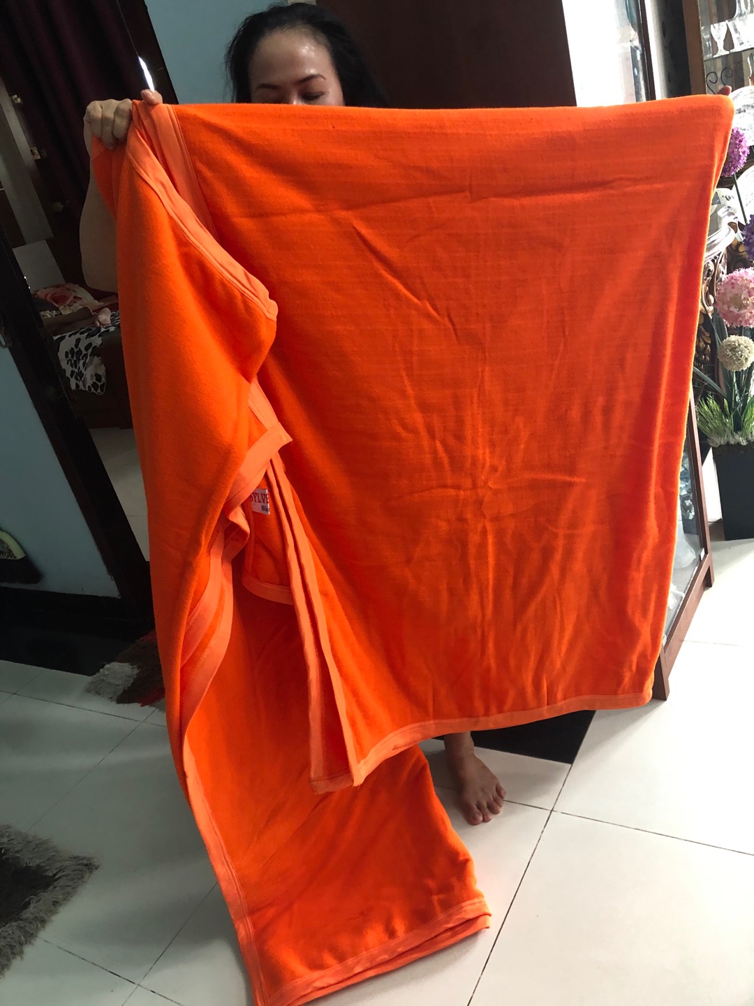 Selimut Dewasa Flanel Bulu Tebal Halus Polos Lembut Hangat Merk Sylvester Murah (grosir)