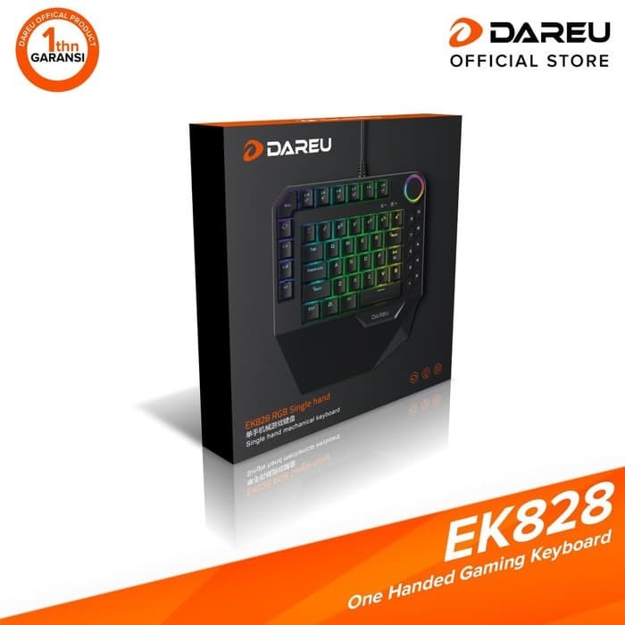 DAREU EK-828 Single Hand Mechanical Keyboard / Dareu EK828