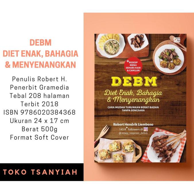 

(BISA COD) Buku Diet Viral Bestseller DEBM Diet Enak, Bahagia, dan Menyenangkan PROMO Kode 1460