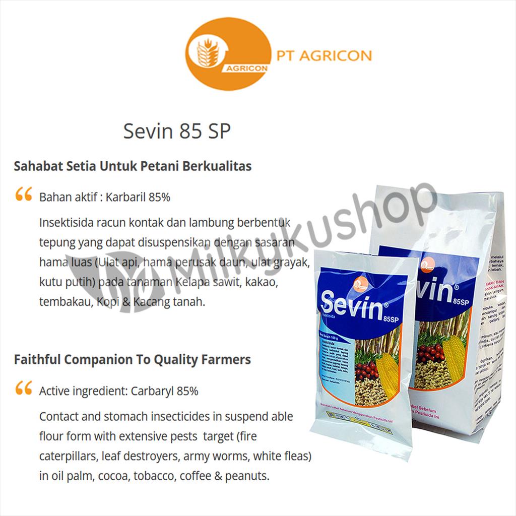 SEVIN 85 SP 100 GRAM INSEKTISIDA