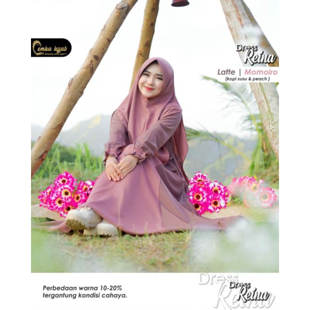 gamis set reina by emka hijab