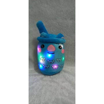 Bantal boba karakter BT21 lampu LED