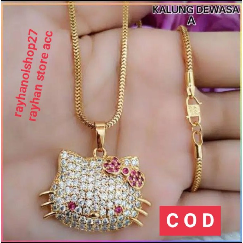 PERHIASAN WANITA XUPING KALUNG HELLO KITTY H126 DEWASA