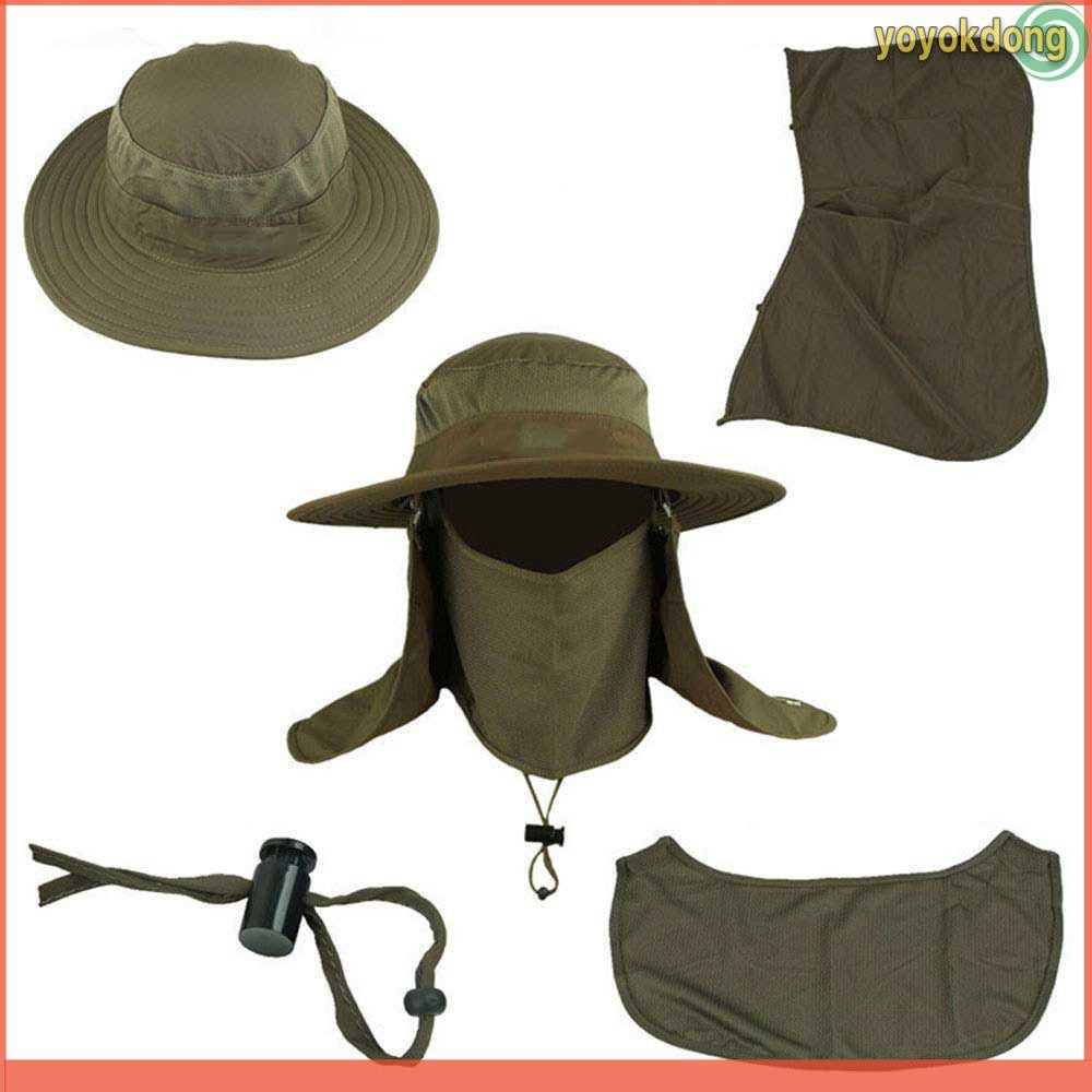 Topi Anti UV Matahari Fishing Hat Round Edge