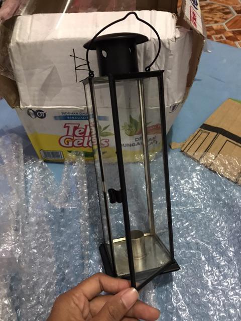 Tempat Lilin Lentera Warna