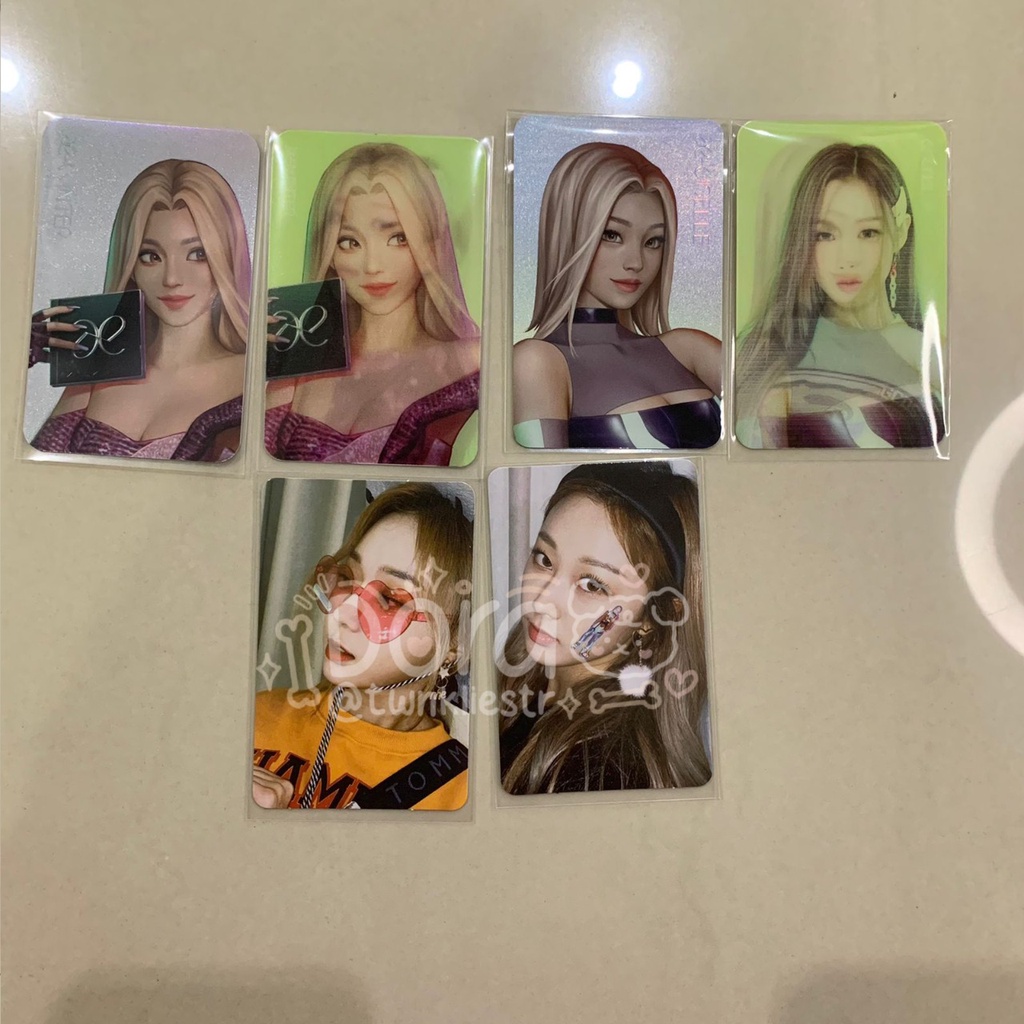 Aespa Winter Giselle BlackMamba Lenti Epoxy Photocard