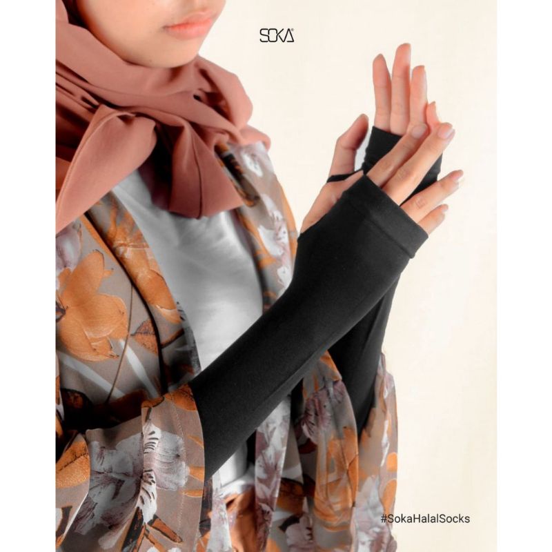 Handsock Jempol SOKA Essentials | Hand Sock Jempol International | Inner Hijab | Manset Soka