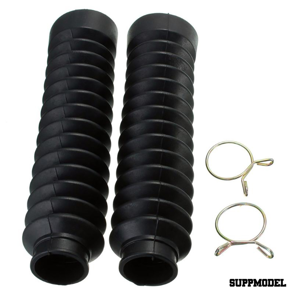 SPM 2Pcs Motorcycle Dirt Bike Motorbike Front Fork Cover Shock Protector Dust Guard