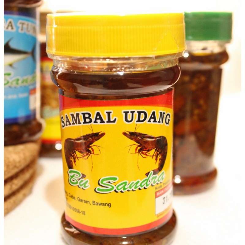 

Sambal Bu Sandra - Sambal Bawang Hebi Udang Jambal Roti Kemangi Korek Peda Plecing Rica Tuna Udang