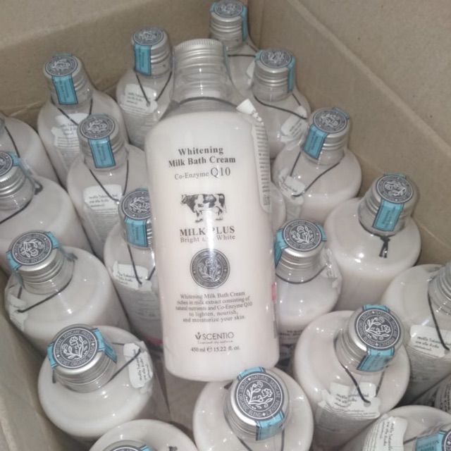 SCENTIO whitening milk bath cream q10