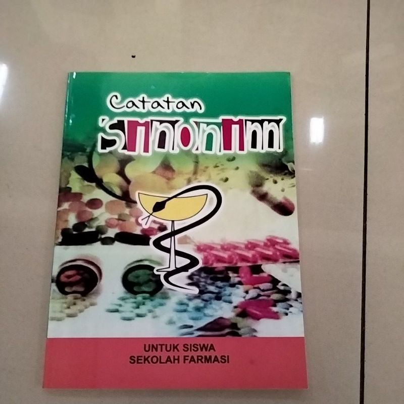 catatan sinonim untuk farmasi