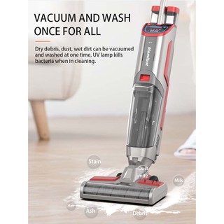 Multifunction Cordless Floor Washer & Vacuum Cleaner Flomo I | Shopee