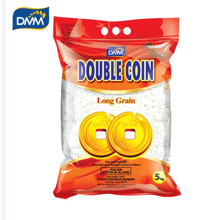 

Beras Double Coin Long Grain 5KG