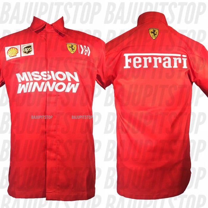 Baju Kemeja Pria F1 Ferrari 2019 Kode CKD016