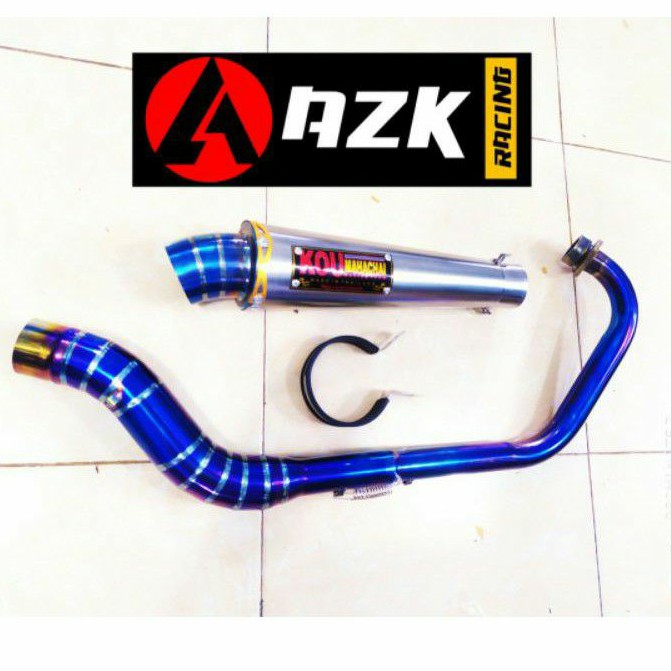 Knalpot Racing KOU Raider 150 Fi / SATRIA FU Facelift / RAIDER R150 Fi