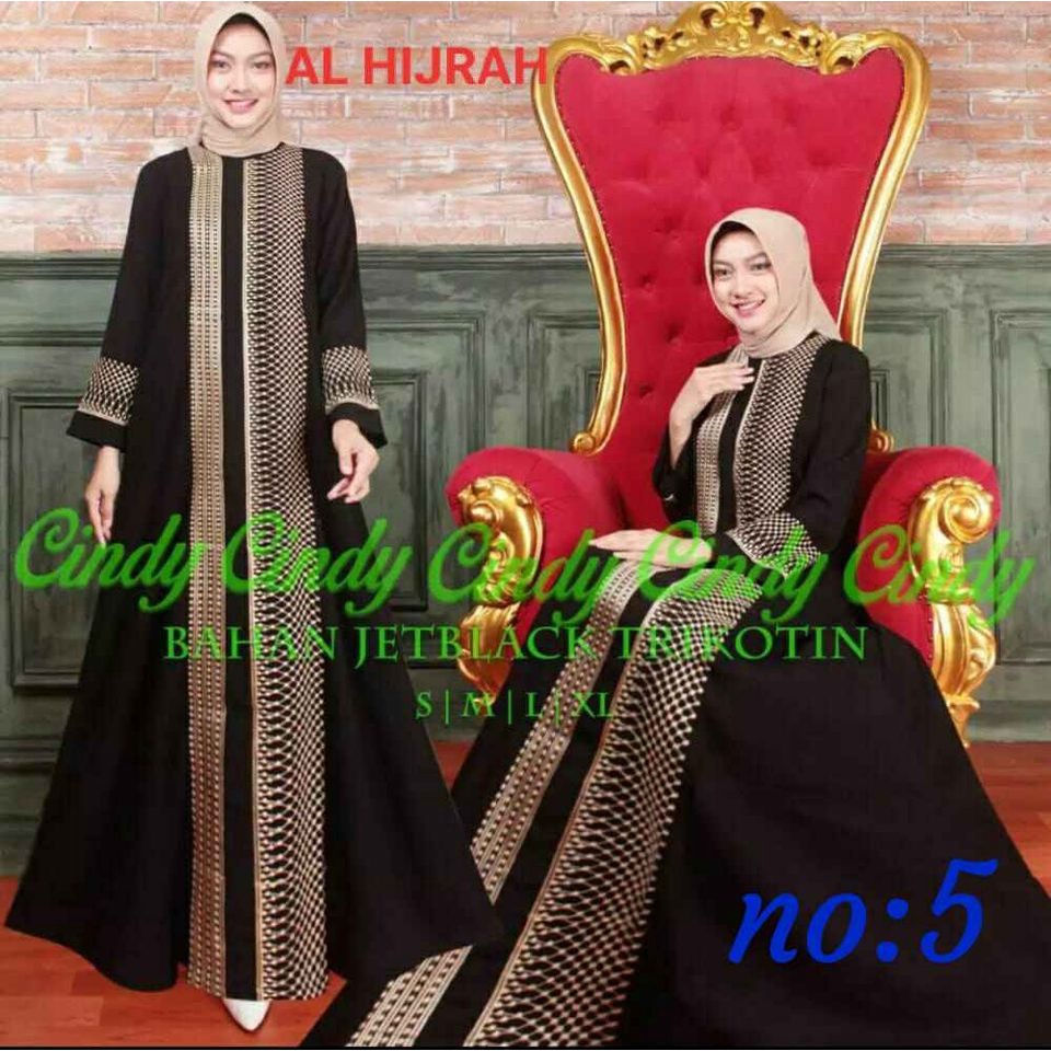 ABAYA BORDIR MOTIF POLOS