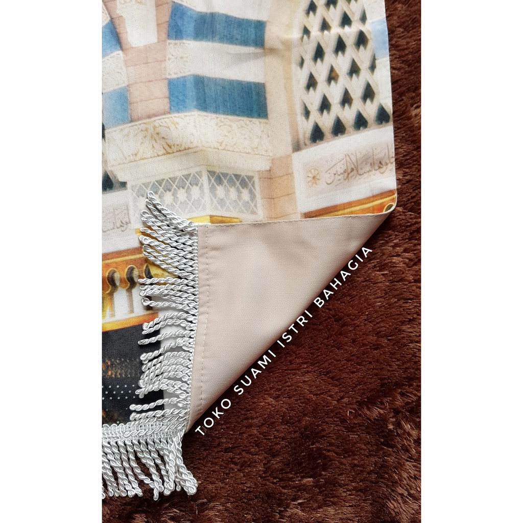 Sajadah New Artsy 01 Al Nabawi Mosque Turki Haji Travel Lipat Premium