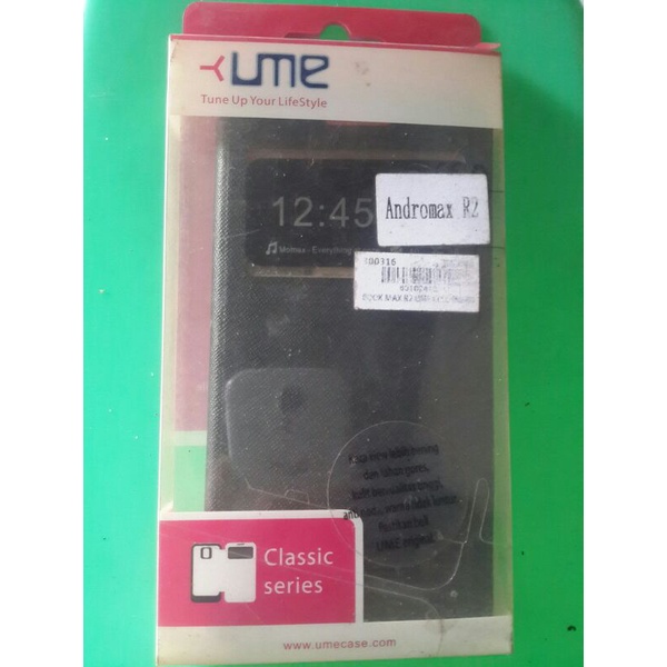 leather case Andromax R2 ume