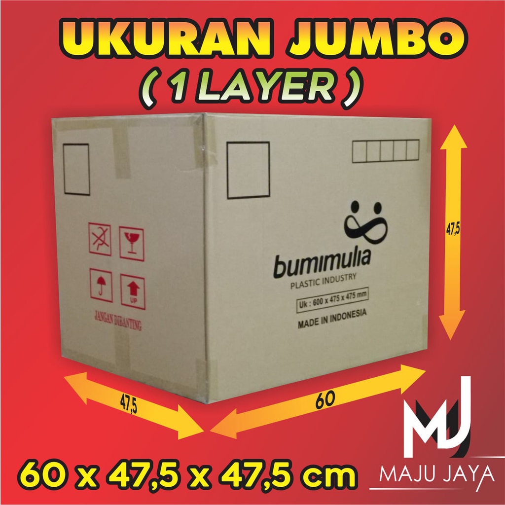 Kardus Bekas Besar Pindahan Kardus Packing Jumbo Besar Kardus Besar Dus Bekas Ukuran 60 x 40 x 40-58x31x51