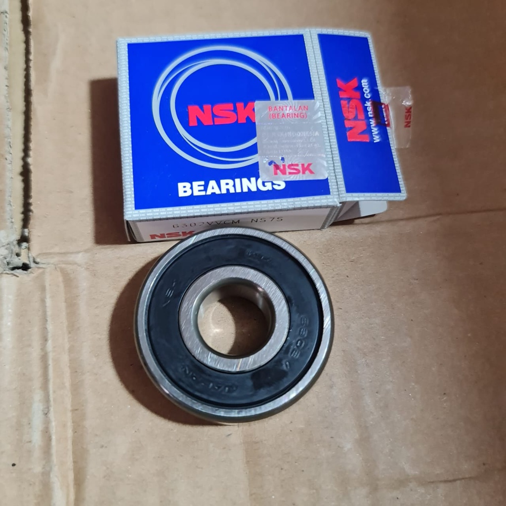 Bearing Lahar Alternator NSK asli japan 6302 2rs 6302vvcm 15x42x13