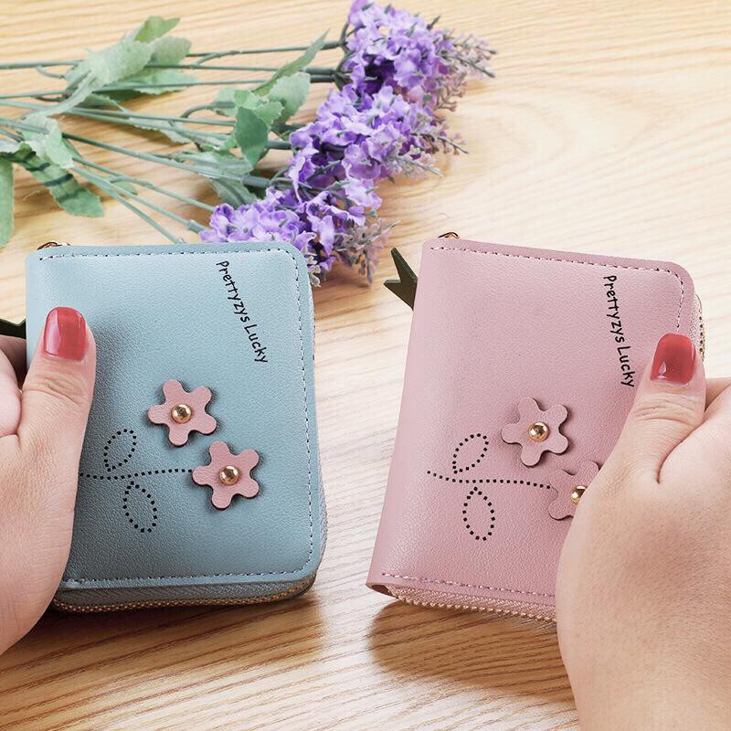 (COD) DOMPET WANITA  KOREAN FASHION TRENDY FASHION WALLET MALL SHOPPING