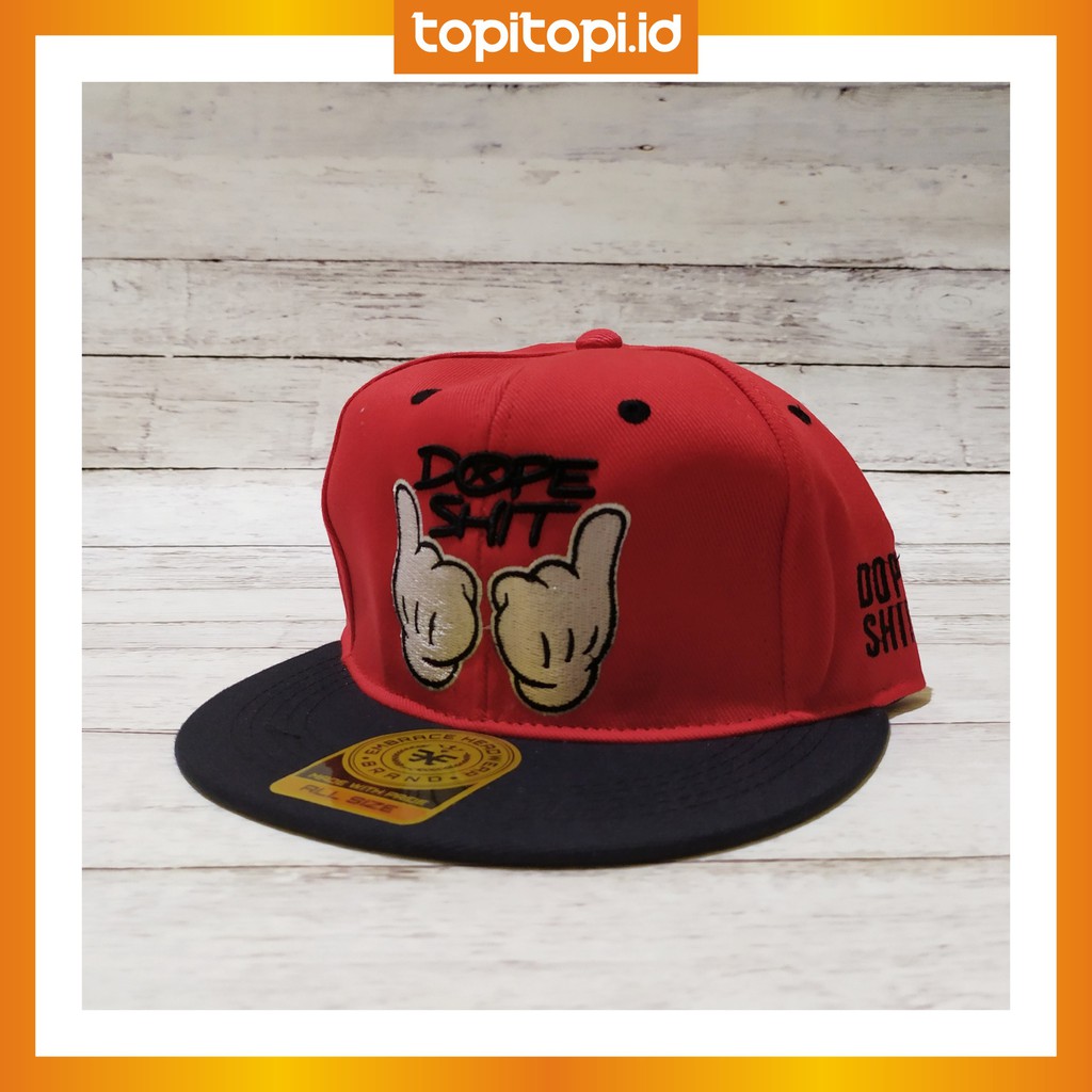 Topi Distro Snapback Dope Shit Embrace