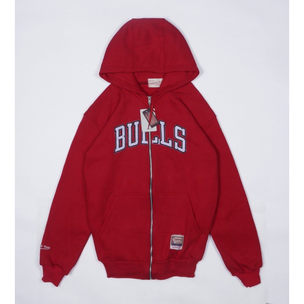 Jaket Chicago Bulls - Jaket Sweater Hoodie Chicago Bulls NBA - Jaket Hoodie Bulls Fulltag & Label - 