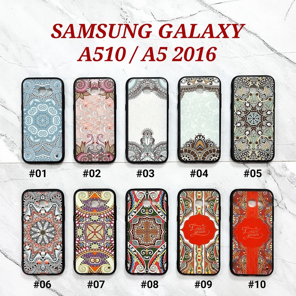 [ BUY 1 GET 1 FREE ] FBG - SAMSUNG A510 A5 2016 A520 A5 2017 A6 2018 A8 2018 A8 PLUS 2018  S7 EDGE | BATIK GLOSS Soft Hard Case Full UV Glossy