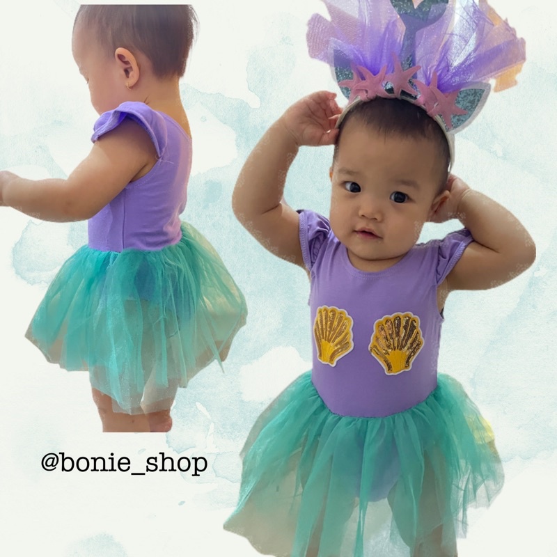 [0-3th] BAJU DRESS MERMAID ANAK BAYI BALITA IMPORT-4