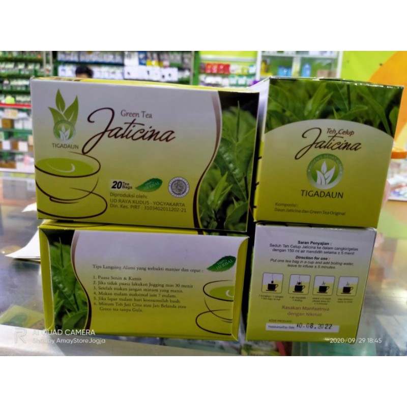 

Teh Dain Jati china Greentea / Teh Jati Cina / Greentea isi 20kantong