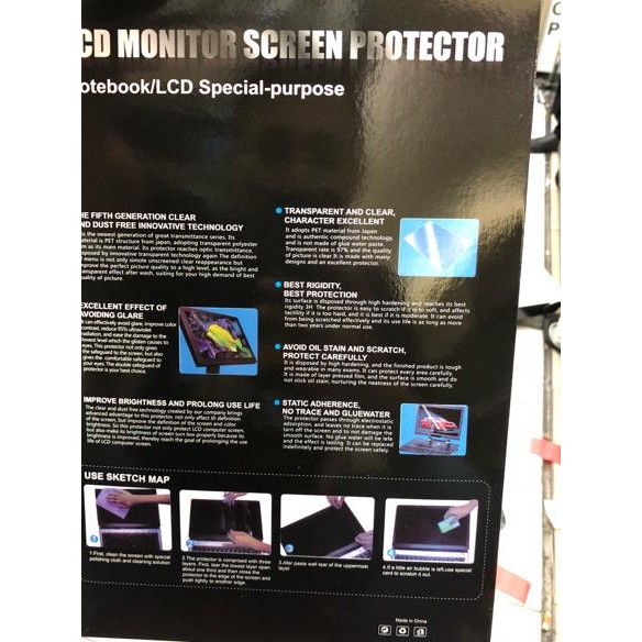 VCJ[1283] Anti gores / screen protector laptop asus lenovo dell hp acer toshiba sony 14 inch Pasti d
