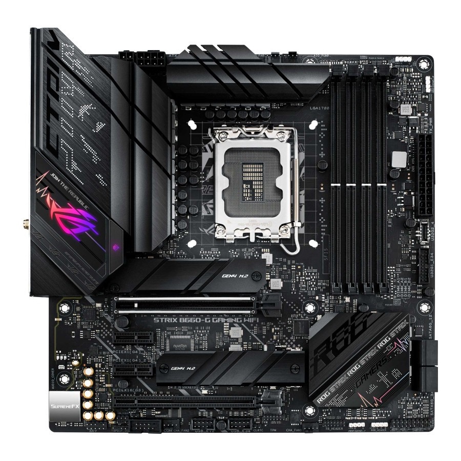 ASUS ROG STRIX B660-G GAMING WIFI B660G DDR5 - LGA 1700 (mATX, GEN12, B660) MOTHERBOARD