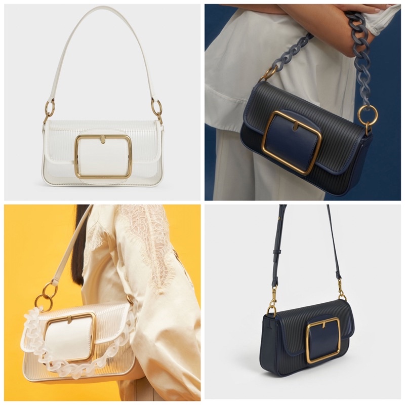 BAG CK 1077 ACRYLIC CHAIN HANDLE shoulderbag