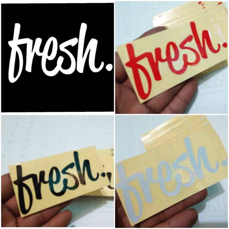STIKER FRESH CUTTING