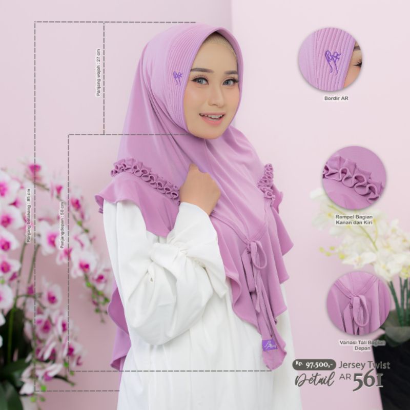 Arrafi Hijab Kode AR 561-4