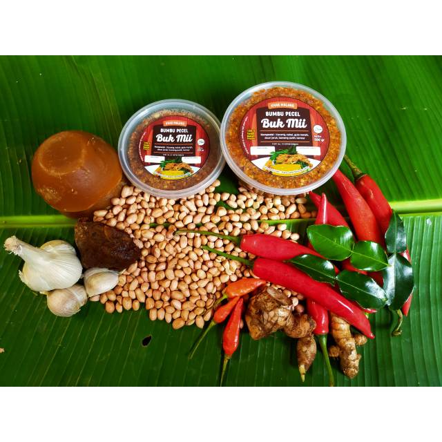 

Bumbu Pecel "BUK MII" Kemasan cup 500gr