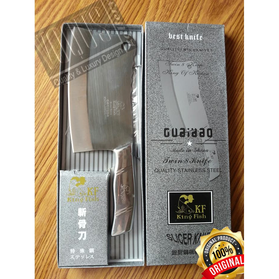 Golok dapur stainless / Golok tulang cincang besar / pisau dapur