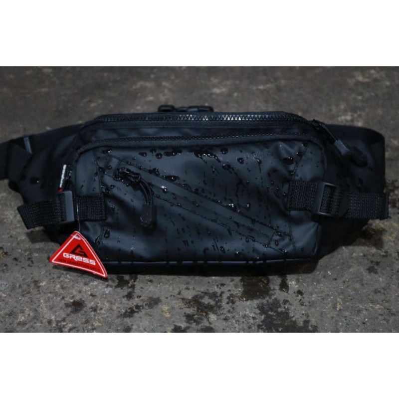 Tas Slempang Distro 100% ORIGINAL Waterproof anti air Gress / Waistbag ANTI AIR / Tas slempang Pria / Waisbag Pria