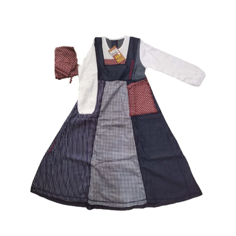 GAMIS / ABAYA ANAK DANNIS COLLETION SIZE 7 | BAJU MUSLIM ANAK PEREMPUAN UKURAN 7 THN