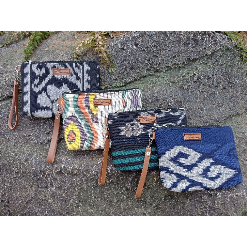 New Collection grosir dompet TENUN TROSO Jepara/ Clutch tenun Troso