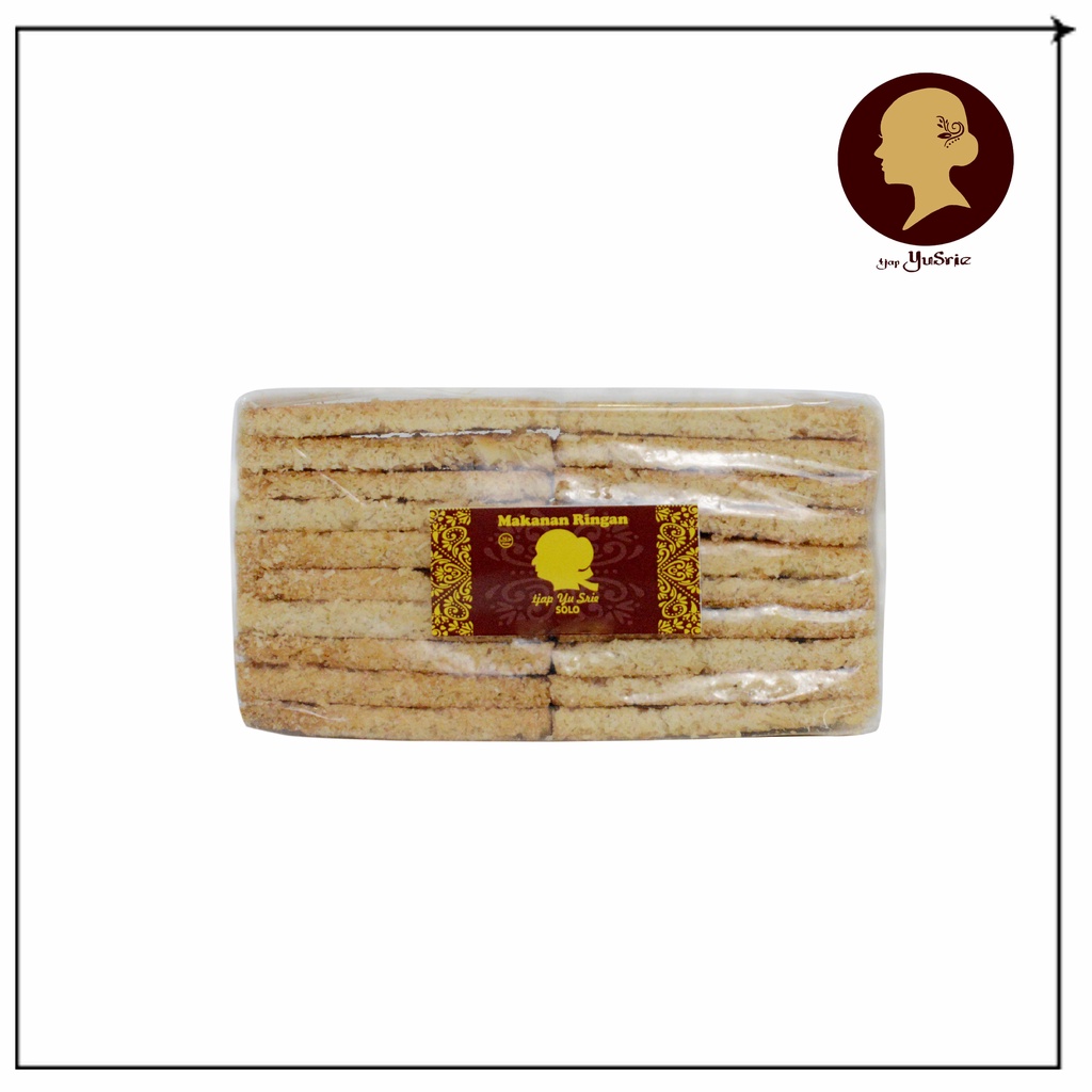 SAGON KUE KERING ROTI PARUTAN KELAPA MUDA SNACK CAMILAN CAP YU SRI 250GR OLEH OLEH KHAS SOLO